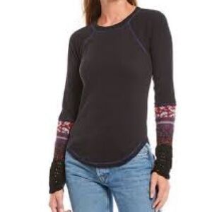 Free people In The Mix thermal too. Size XS.
